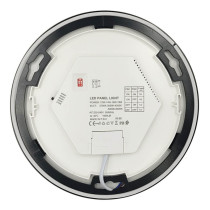 Plafón + Downlight LED - Circular- Blanco - Potencia Ajustable 18W - 16W - 14W - 12W - 5CCT - SMD2835 140Lm/W - IP44