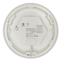 Plafón + Downlight LED - Circular- Blanco - Potencia Ajustable 18W - 16W - 14W - 12W - 5CCT - SMD2835 140Lm/W - IP44