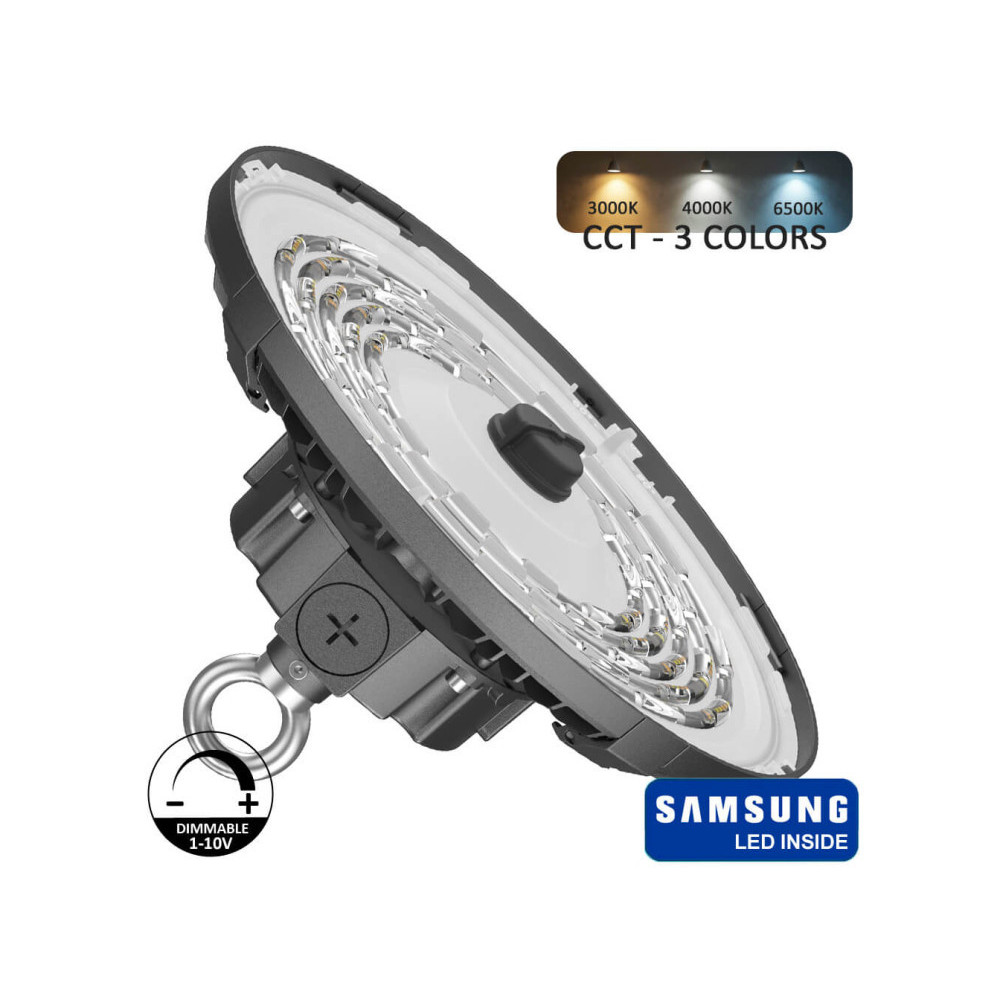 Campana Industrial LED 150W-100W-80W - UFO - CCT - SAMSUNG CHIP 2835 200Lm/W