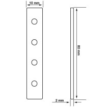 Medidas unión para perfiles