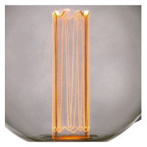 Bombilla LED Modern Cristal ahumado 4W E27 G125 - Dimable