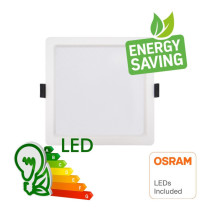 Downlight LED 15W Cuadrado - OSRAM CHIP DURIS E 2835 - CCT - UGR17