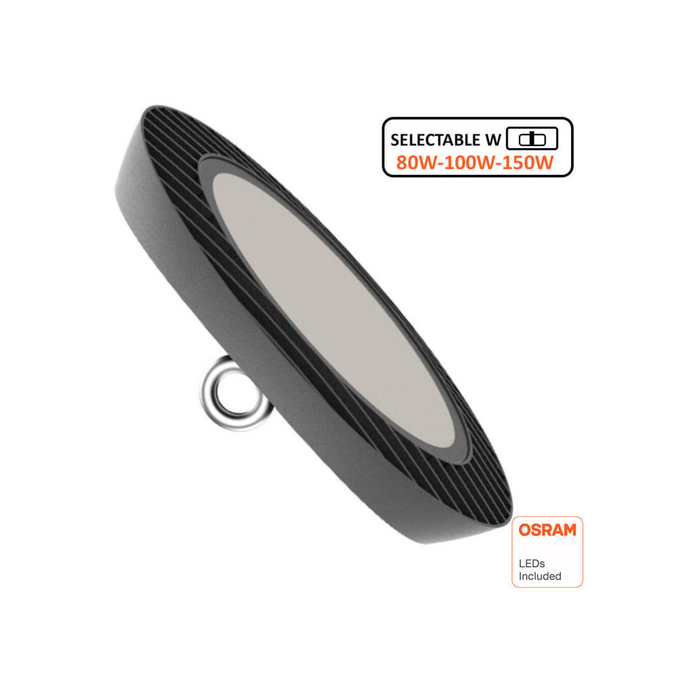 Campana Industrial LED 150W-100W-80W UFO ENDURANCE OSRAM CHIP DURIS E 2835