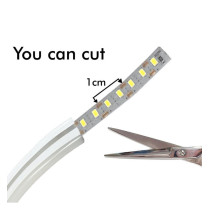 Neón LED Flexible 24V - 8W/m - Bobina 50m - 6x12mm - Amarillo