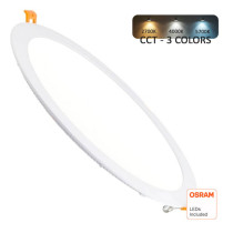 Placa Slim LED Circular 30W - CCT - OSRAM CHIP DURIS E2835