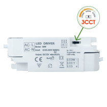 Placa Slim LED Circular 30W - CCT - OSRAM CHIP DURIS E2835