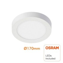 Plafón LED circular superficie 15W 120º OSRAM Chip