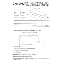 Led Emergencia 3W 208Lm 120º IP20-Interior