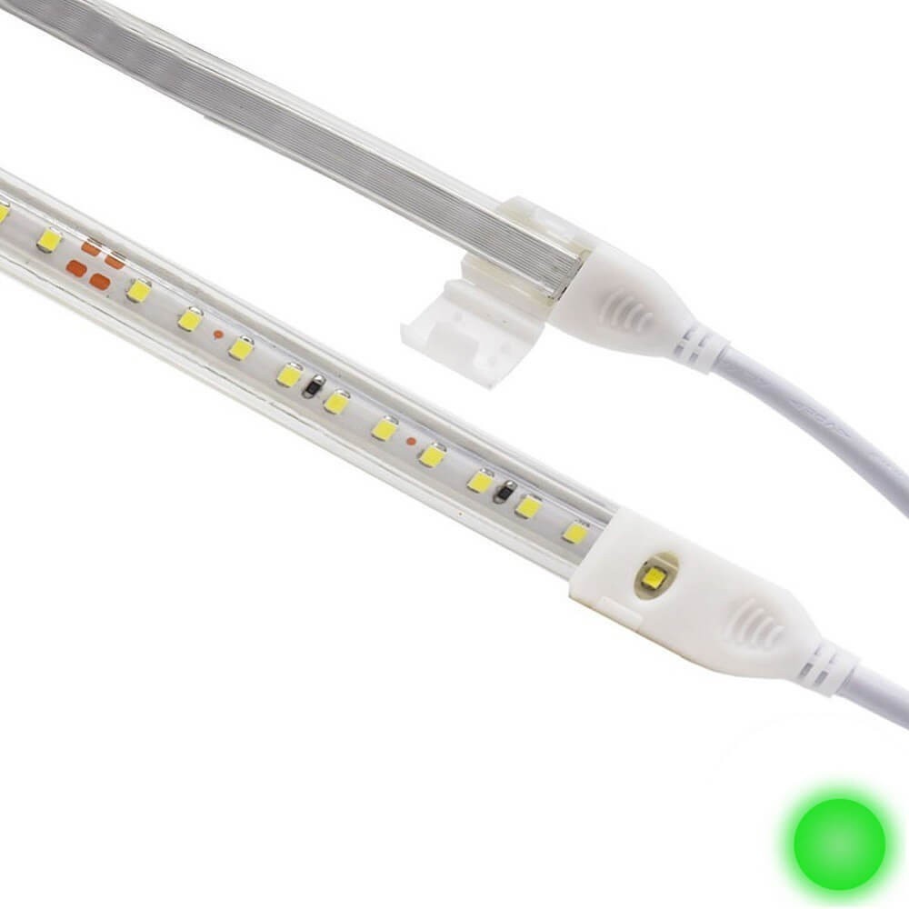 Tira LED 10W Regulable 220V AC SMD 2835 120 LED/m Blanco Cálido IP65 - 10mm