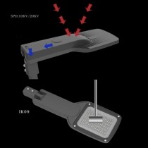 Farola LED 10W - 100W AARHUS Philips Driver Programable SMD5050 240Lm/W