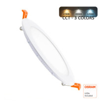 Placa Slim LED Circular 10W - CCT - OSRAM CHIP DURIS E2835