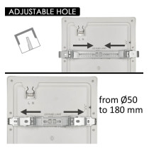 Downlight + Plafón LED - Cuadrado- MOSS NEGRO LUMILEDS - 18W AJUSTABLE - CCT Color Seleccionable