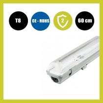 Pantalla estanca para un tubo de LED IP65 60cm