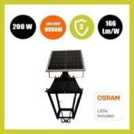 FAROLA VILLA SOLAR LED 200W OSRAM CHIP PROFESIONAL
