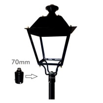 Soporte de acoplamiento para columna farola LED