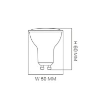 Dicroica LED 6W 38° GU10 - OSRAM Chip