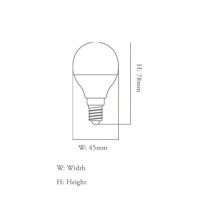 Bombilla LED 6W E27 G45 220º - OSRAM Chip