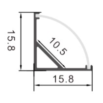 Perfil Aluminio L Angular 2m