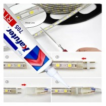 Pegamento de Silicona para Tiras LED y componentes electrónicos - IP65