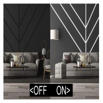 Perfil Blanco y Negro 2 metros  Aluminio - ALAS - para LED