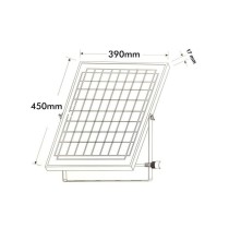 FAROLA VILLA SOLAR LED 200W OSRAM CHIP PROFESIONAL