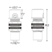 Sensor fotoeléctrico Merrytec 1-10V Regulable Crepuscular