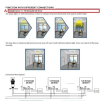 Sensor fotoeléctrico Merrytec 1-10V Regulable Crepuscular