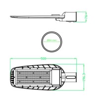 Farola LED 100W AVANT - OSRAM CHIP