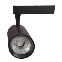 Foco LED 30W PARMA Negro Carril Monofásico - CCT - CRI+92 - 48º