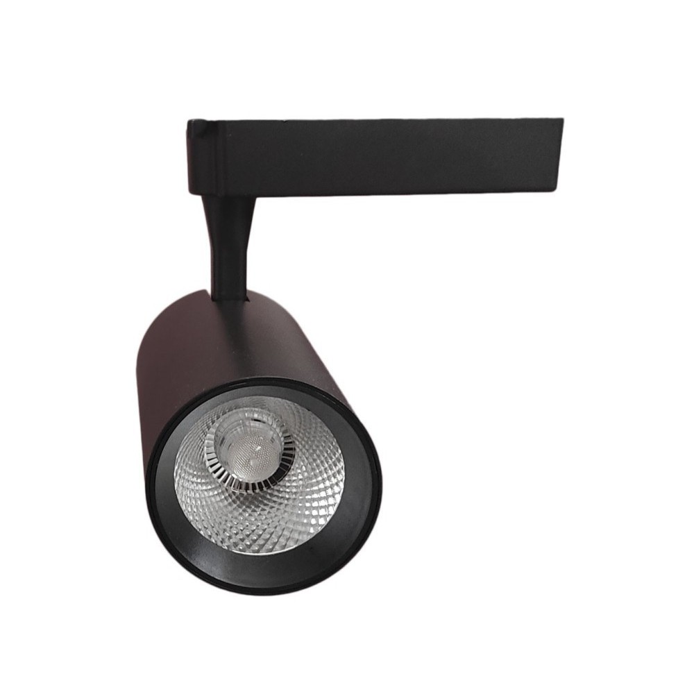 Foco LED 30W PARMA Negro Carril Monofásico - CCT - CRI+92 - 48º