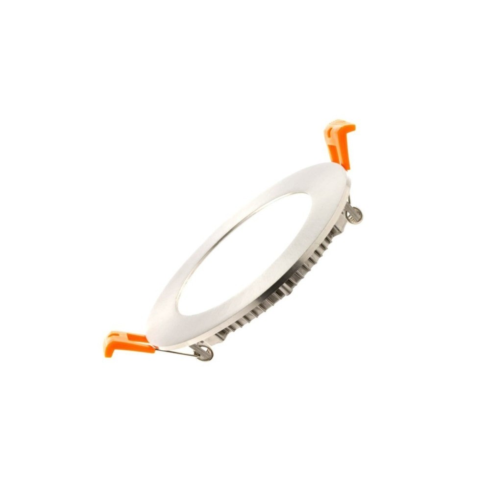 Placa Slim LED Circular 6W Acero Inox - CCT - OSRAM CHIP DURIS E 2835