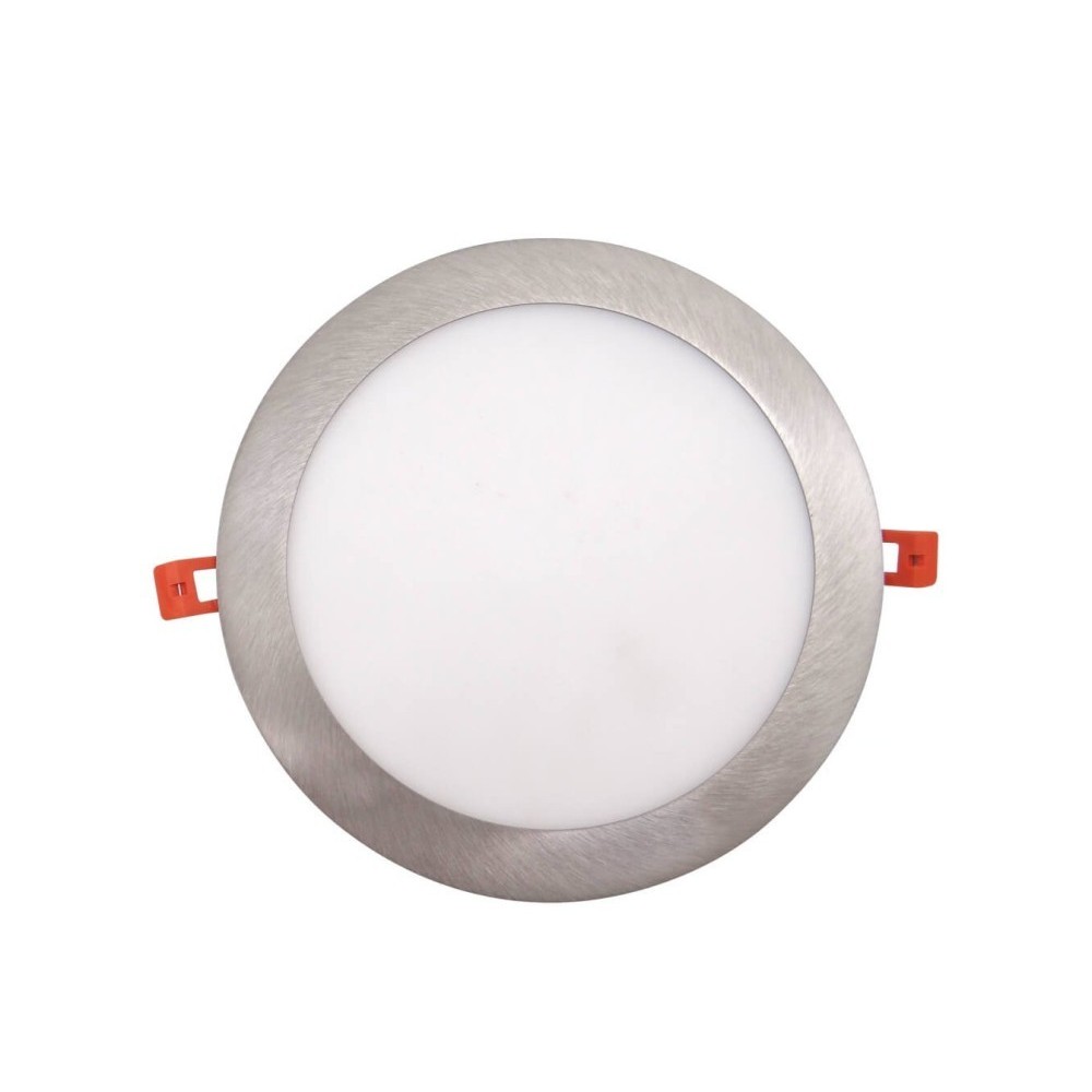 Placa Slim LED Circular 24W Acero Inox - CCT - OSRAM CHIP DURIS E 2835