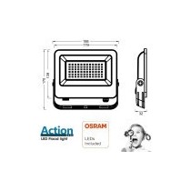 Foco Proyector LED 50W - ACTION PRO - OSRAM CHIP DURIS E2835