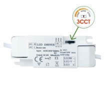 Placa Slim LED Circular 10W - CCT - OSRAM CHIP DURIS E2835