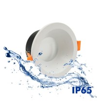 Aro Fijo Estanco Circular GU10-MR16 - IP65 - BLANCO