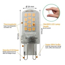 Bombilla G9 LED 4.2W Chip Lumileds