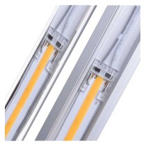 Conector Transparente Para Tiras LED COB + SMD - 10mm - IP20