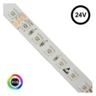 Tira LED 24V RGB | 120xLED/M | 5m | SMD3535 | 560Lm | 15W/M | IP20