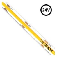 Tira LED COB 24V | 512 LED/M | 5m | FLIP CHIP | 1650Lm |15W/M | CRI90 | IP20