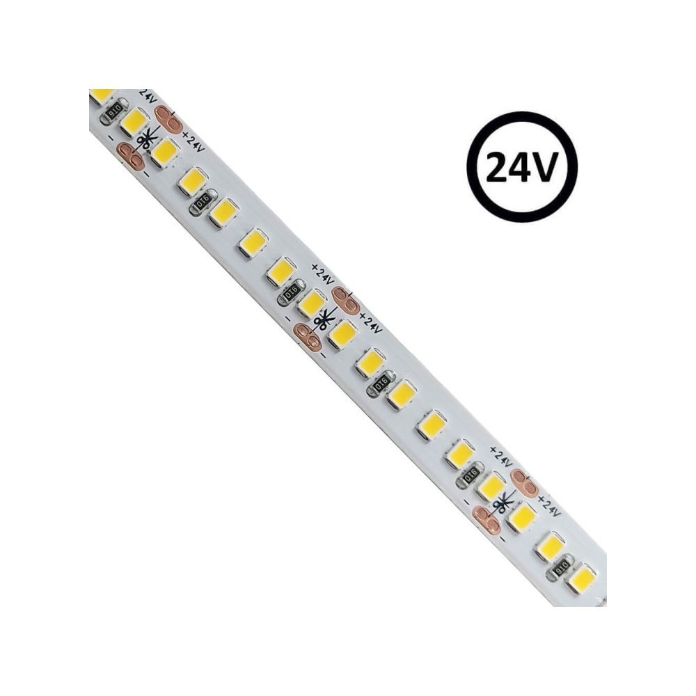 Tira LED 24V | 180xLED/M | 5m | SMD2835 | 11200Lm | 16W/M | IP20