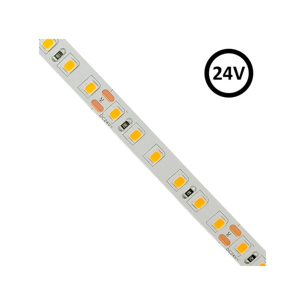 Tira LED 24V | 120xLED/M | 5m | SMD2835 | 1680Lm | 12W/M | IP20