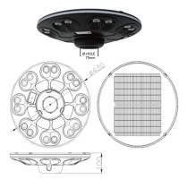 Farola Solar LED - GARDEN - ABS- 4000K+ Mando de Control
