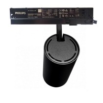 Foco LED 40W - 34W NEW MAYA Negro Carril Monofásico - CRI+92 - UGR13 -HIGH LUMEN 140Lm/W