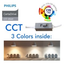 Downlight LED 40W Circular - Philips CertaDrive - CCT - UGR17