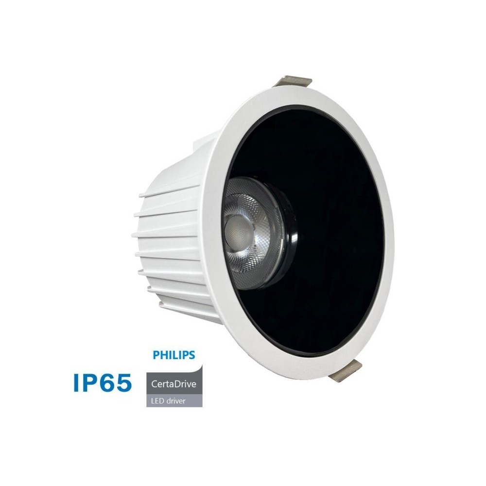 Downlight LED 40W Circular - Philips CertaDrive - CCT - UGR13 - IP65