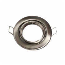 Comprar Nuevo Aro Redondo Orientable para dicroica LED GU10 MR16 - Ø90mm - Acero