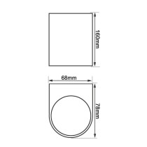 Aplique LED Interior Exterior IP65 - GU10 x2