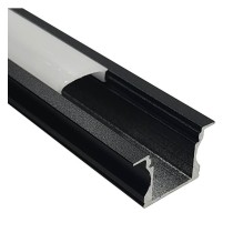 Comprar Perfil Blanco y Negro 2 metros Aluminio - ALAS - para LED