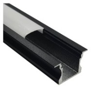 Comprar Perfil Blanco y Negro 2 metros Aluminio - ALAS - para LED