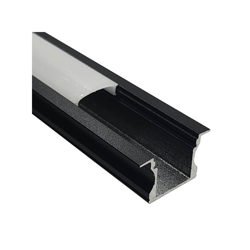 Comprar Perfil Blanco y Negro 2 metros Aluminio - ALAS - para LED